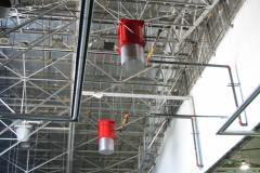 Minot Air Force Base Hanger fire suppression deployers