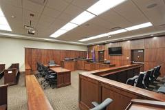 McKenzie County Courthouse courtroom