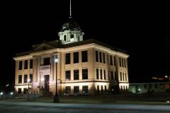 Richland County Clerk & Recorder exterior nighttime